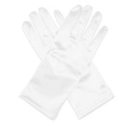 Stylex Women Stretch Glossy white Short Gloves Party Wedding Driving Prom Accessory UK