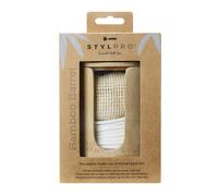Stylideas Bamboo Barrel with 8 Reusable Bamboo Pads in White Stylideas White