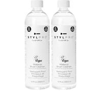 Stylideas Makeup Brushes Cleaner Solution - Alcohol and Sulphate Free - Eliminates Greasy Foundation - Gentle Conditioning for Soft Finish - 16.9 oz (Pack of 2)