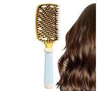 Styling Brush, Antistatic Straightening Comb, Slick Back Hairstyle Brush | for Curling and Combing While Traveling to the Home and Dormitory Salon