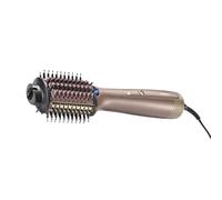 BaByliss Air Power Volume Blower Brush - Drying & Blow Drying, 2-in-1 - On Wet or Dry Hair, 3 Temperature Settings, Ionic & Ceramic, Gold, AS95E