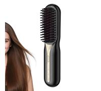 Styling Comb, Adjustable Temperature Straightener, Straightening Brush with Soft Function, Compact Tool for Quick Use, Beauty Brush with Modern Style, Hair Gadget for Travel and