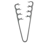 Styling Comb, Comfortable Grip, Black/Gray, Hair Styling Tool, Wide Tooth Comb, Multi-Functional, For Men