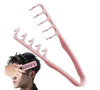 Styling Comb With Texture, Volumizing Wide-Tooth Hair Styling Comb, Men Pompadour Hairstyling Combs, Bangs Seam Grooming Accessory For Woman, Improving The Overall Hairs Texture And Care