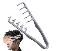 Styling Comb With Texture, Volumizing Wide-Tooth Hair Styling Comb, Men Pompadour Hairstyling Combs, Bangs Seam Grooming Accessory For Woman, Improving The Overall Hairs Texture And Care
