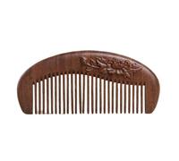 Styling Combs Chinese Peony Carved Comb, Solid Wood Comb, Bathroom Wet Hair Comb, Travel and Home Care, Men's Beard Comb Curly Hair Comb