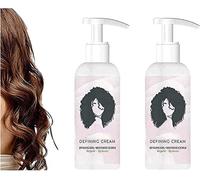 Styling Gel Lightweight Curl Defining Cream, Defining Cream Hair Care Elastin, Curl Moisturizer, Moisturizing Curl Conditioner For All Hair Types, 50ml (2pcs)