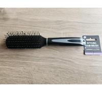 Styling Hair Brush - Detangling Paddle Brush with Soft Ball-Tip Bristles, Anti-Static Cushion Hairbrush for Wet & Dry Hair, Smooth Blow-Dry Styling Brush for Women & Men (Approx. 23.5 cm)