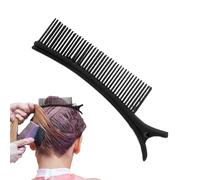 Styling Pins, Hair Parting Comb Tool, Women Hair Cut Supplies, Anti Rust Quick Sectioning Clips, Wide Teeth Design Feature, Home Salon Accessories, 4 Inch Pink 6 Pack for Wet or Dry Thick