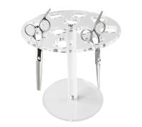 Styling Scissor Holder - Hairdressing Organizer, Multi-Slot Acrylic Tool Holder | Holder for Trimmers, Curlers, Brushes, Accessories in Spa, Studio, Bancon, Postaz