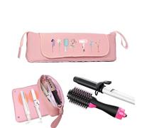 Styling Tool Case - Fabric Compact Carrying Bag, Travel Organizer Pouch, Lightweight Hair Holder, Storage Compartment, Multi-Use Appliance Sleve, Tidy Keeper | Protective Feature for Flat Iron Curling
