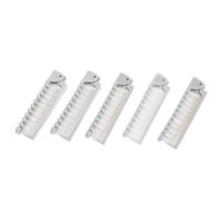 Styling Tool Wide and Fine Teeth, Mini Folding, Double-sided Portable | Sl rey Finish, Gentle Detangling for Wavy or Thick Hair, Plastic Construction, Quick Touch-ups on Move