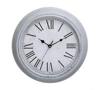 Stylish 12 Inch Wall Clock with Silent Operation and Retro Look, Perfect for Any Room in Your House (A)