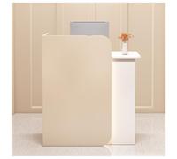 Stylish 140cm Modern Reception Desk - Rectangular Office Counter & Payment Station for Salon, Lobby, or SOHO Store - Elegant Front Table for Professional Spaces