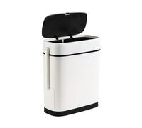 Stylish 14L Bathroom Bin Minimalists And Functional Garbage For Cleans Living Space Larger Capacity Modern Waste Can Space Saving