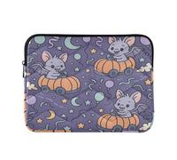 Stylish 15 Inch 16 Inch Halloween Enchanted Pumpkin Car-Ride Computer Case with Zipper