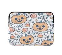 Stylish 15 Inch 16 Inch Halloween Pumpkin Candy Sprinkle Computer Bag with Zipper
