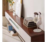 Stylish 160CM WallMounted TV CabinetFloating Multimedia Console in Durable Rubber WoodModern Storage Unit for Living RoomSpaceSaving Home Furniture Solution