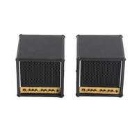 Stylish 2 Pcs Guitar Pick Holder, Speaker Shaped Decorative Organizer Storage Box, PLA Material, 4.1x4.1x4cm, For Guitar Enthusiasts