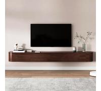 Stylish 220cm Wall Mounted TV Cabinet Modern Living Room Entertainment Unit High Capacity Storage for TVs Sleek Design for Space Saving Elegance.