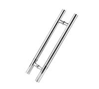 Stylish 23.6" Stainless Steel Barn Door Handle - Durable Silver Exterior Pull for Home, Kitchen & Office Decor - Modern Design for Easy Grip & Installation