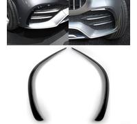 Stylish 2Pcs Front Bumper Fender Lip Trim Cover for Mercedes For Benz W167 Suitable for All Variants Including Coupe (2020) (Carbon Fiber)