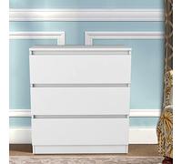 Stylish 3 Drawer Chest for Bedroom & Living Room - Functional Storage Solution Durable Design Modern Furniture nize Clothes & Essentials Home Décor