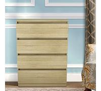Stylish 3 Drawer Chest for Bedroom & Living Room - Functional Storage Solution Modern Design Space-Saving nizer Furniture for Home Décor