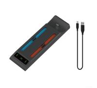 Stylish 3 in 1 Charging Dock for Nintendo Switch Charge Joy Con and Pro Controllers, Compact and Practical
