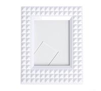 Stylish 3 Inch Frame for Polaroids Perfect for Personalizing Your Space (White)