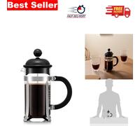 Stylish 350ml Caffettiera - Eco-Friendly French Press for Bold Coffee Lovers