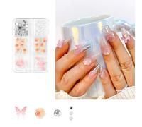 Stylish 3D Butterfly Unique Art Nails Art Decorations for Manicures
