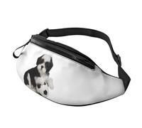 Stylish 3D I Love Soccer Bumbags Waist Fanny Pack for Women Ladies Men Lightweight Bum Bag with Zip Pockets Adjustable Belt for Dog Walking Running Cycling Hiking Outdoor Sport