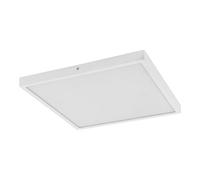 Stylish 400mm Square Led Wall And Ceiling Light - 25W 3000K White Finish