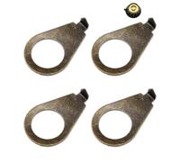 Stylish 4pcs 3/8" LP Guitar Knobs Pointers - Tone Position Indicators for for Les Paul Series - Universal Fit for Gibson Electric Guitars - Enhanced Classy Look (Bronze, 3/8" for USA CTS Pots)