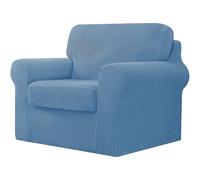 Stylish 4Seater Stretch Sofa Cover with 4 Cushion CoversDurable Spandex Slipcover for Living Room Fur & Pet Hair Protector Easy to Clean