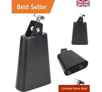 Stylish 5.5 Inch Cowbell with Easy Connect Screw - Essential Drumset Addition