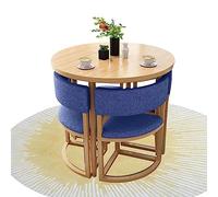 Stylish 80cm Round Dining Table Set with 4 ChairsIdeal for Kitchen Living Room Cafe Office BalconyComfortable Design with Backrest for Ultimate Support and Elegance