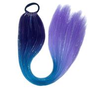 Stylish 9 Strands Braided Hair Extension Dreadlock Ponytail With Hairband For Music Festival And Fashion Forward Women