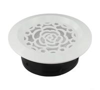 Stylish ABS Air Vent Cover in a Unique Flower Shape with Protective Mesh Against Insects Perfect for Installation Anywhere (150mm)