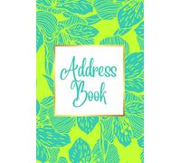 Stylish Address Book & Telephone Book | Space for 234 Unique Contacts | 6’ x 9’ | Cute Address Book: Keep Track of 234 Personal Contacts With This Stylish Phone Book / Address Diary
