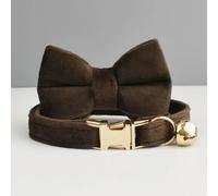 Stylish Adjustable Cat Collar with Bowknot Comfortable Fit Pet Engraving Available Bonus Personalization for Cats