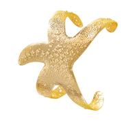 Stylish Adjustable Sea Star Shaped Arm Band Unique Design Iron Bangle Opening Arm Band for Ladies Sea Star Wristband
