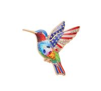 Stylish Alloy Bird Brooch with Vibrant Enameled Coating Rustproof Designs Lapel Accessory for Women Friend Gift Occasions Conceit Jewelry