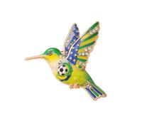 Stylish Alloy Bird Brooch with Vibrant Enameled Coating Rustproof Designs Lapel Accessory for Women Friend Gift Occasions Conceit Jewelry