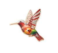 Stylish Alloy Bird Brooch with Vibrant Enameled Coating Rustproof Designs Lapel Accessory for Women Friend Gift Occasions Conceit Jewelry