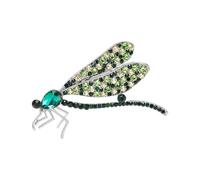 Stylish Alloy Dragonflies Brooch with Rhinestones Lapel Pinfor Enhancing Any Outfit with a Sparkles of Elegance