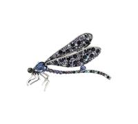 Stylish Alloy Dragonflies Brooch with Rhinestones Lapel Pinfor Enhancing Any Outfit with a Sparkles of Elegance