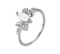 Stylish Alloy Moons Rings Delicate Finger Jewelry Eye Catching Rings Suitable for Modern Women and Couples Present Modern Moons Accessory