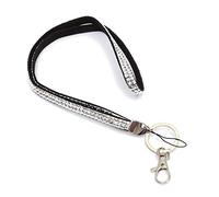 Stylish and Beautiful Shiny Crystal Lanyard, Bling Rhinestone Sling for Work Card,Badge,Key Ring Holder RopeWhite,1Pcs Superior Quality and Creative, 1件1份, other gemstones, As Shown